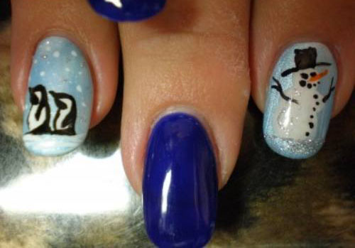 274 مدل های زیبای ناخن برای کریسمس 