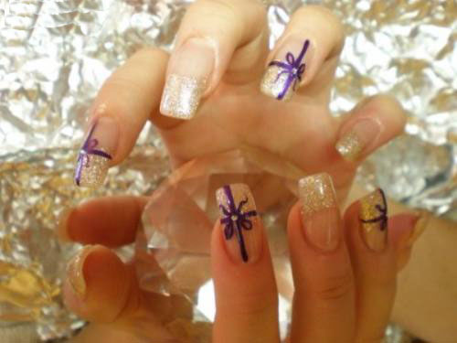 636 مدل های زیبای ناخن برای کریسمس 