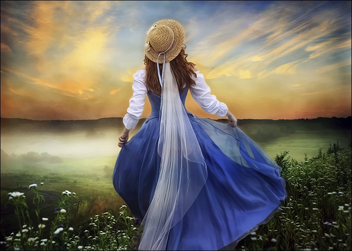 Misty landscape