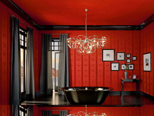 دکوراسیون سرویس بهداشتی با رنگ قرمز +عکس دکوراسیون سرویس بهداشتی با رنگ قرمز +عکس