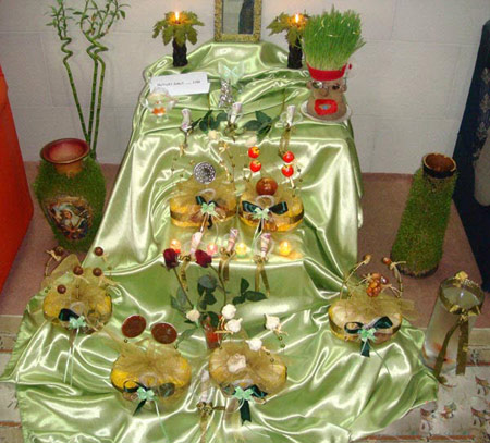 تزیین سفره هفت سین, مدل تزیین سفره هفت سین