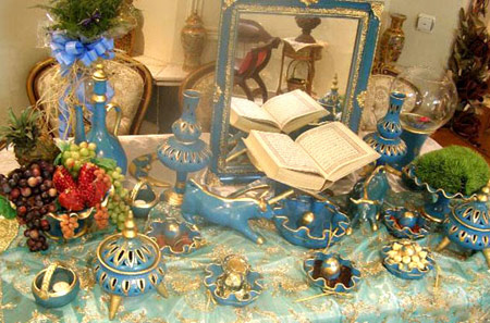 تزیین سفره هفت سین, مدل تزیین سفره هفت سین