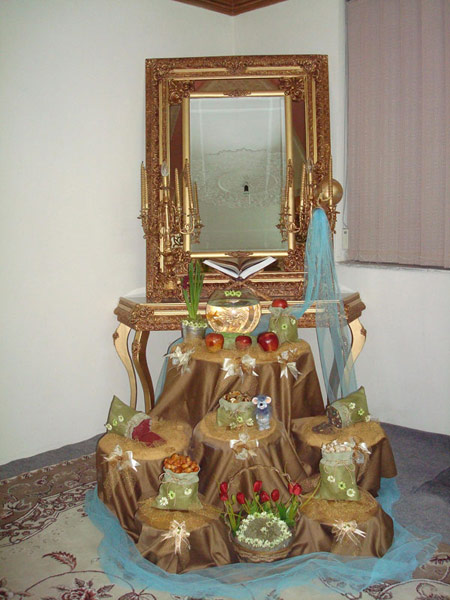 تزیین سفره هفت سین, مدل تزیین سفره هفت سین