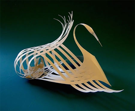 کارهای هنری,ساخت مجسمه با کاغذ,کاردستی