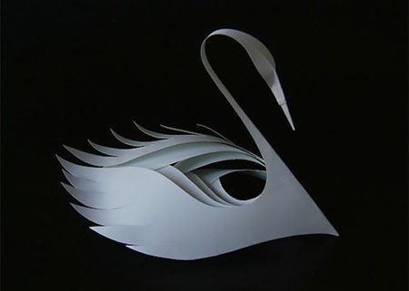کارهای هنری,ساخت مجسمه با کاغذ,کاردستی