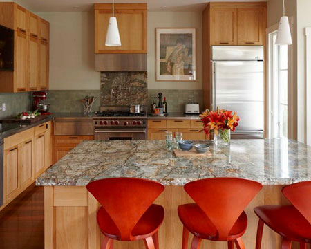 جدیدترین دکوراسیون آشپزخانه, دکوراسیون آشپزخانه با سنگ