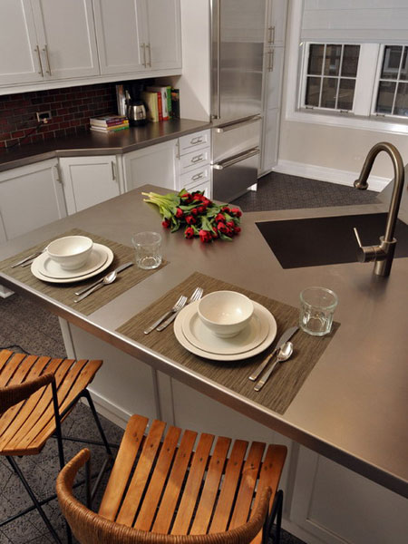 جدیدترین دکوراسیون آشپزخانه, دکوراسیون آشپزخانه با سنگ