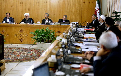 جلسه هیات دولت روز چهارشنبه به ریاست حجت الاسلام حسن روحانی رئیس جمهور برگزار شد./MEHR 