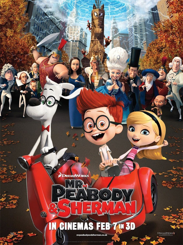 دانلود انیمیشن آقای پیبادی و شرمن Mr. Peabody & Sherman 2014