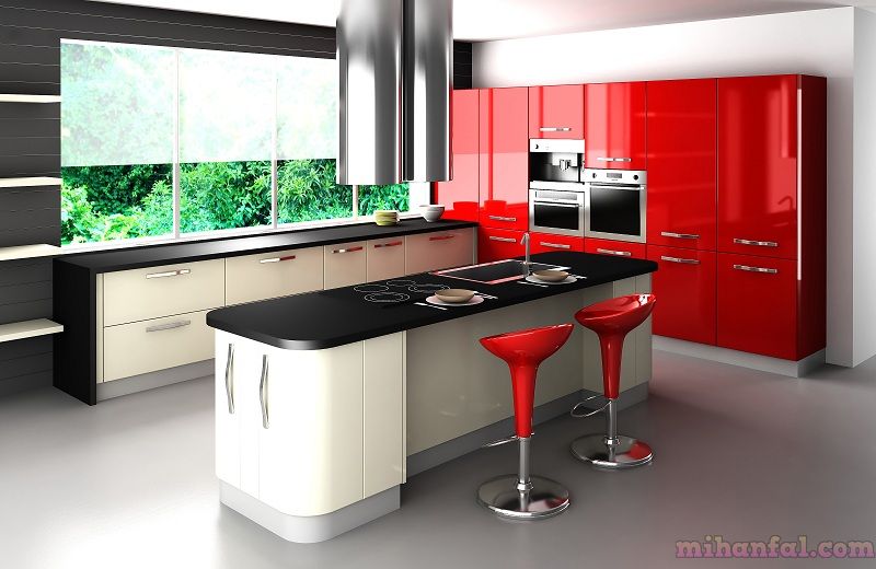 نمونه های بسیار زیبا و شیک از جدیدترین مدل کابینت MDF (سری سوم)
