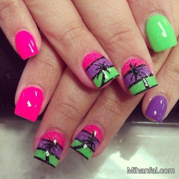 مدل های ناخن تابستانی