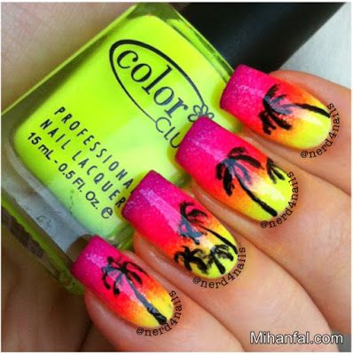 مدل های ناخن تابستانی