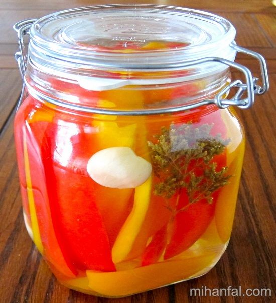 طرز تهیه ترشی فلفل دلمه ای
