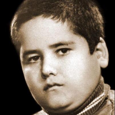 کودکی اکبر عبدی /عکس