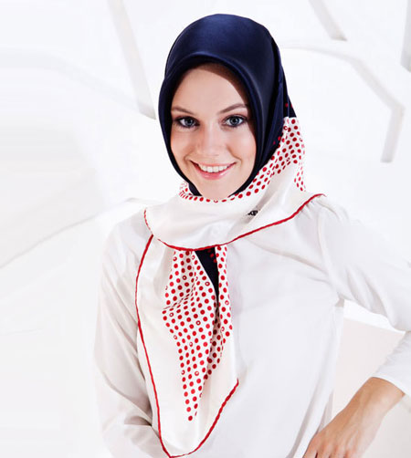 مدل روسری و شال مجلسی برند ترک 