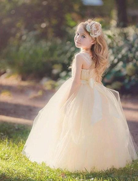 مدل های جدید و زیبای لباس عروس بچه گانه
