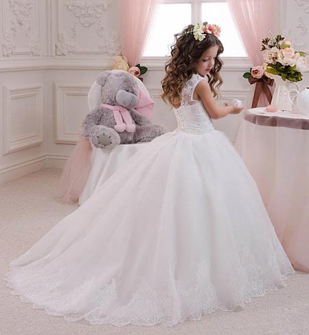 مدل های جدید و زیبای لباس عروس بچه گانه