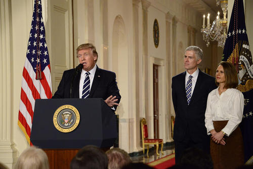 مراسم معرفی یک قاضی جدید برای دیوان عالی آمریکا از سوی ترامپ – کاخ سفید