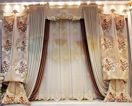 مدل های جدید پرده پذیرایی