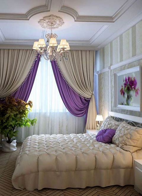 جدیدترین مدل های دکوراسیون اتاق خواب به رنگ یاسی