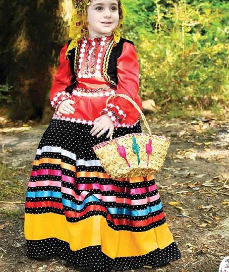 مدل های لباس محلی بچه گانه