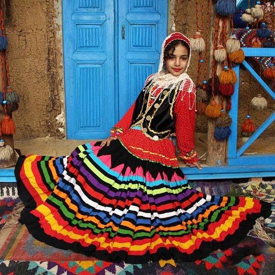 مدل های لباس محلی بچه گانه
