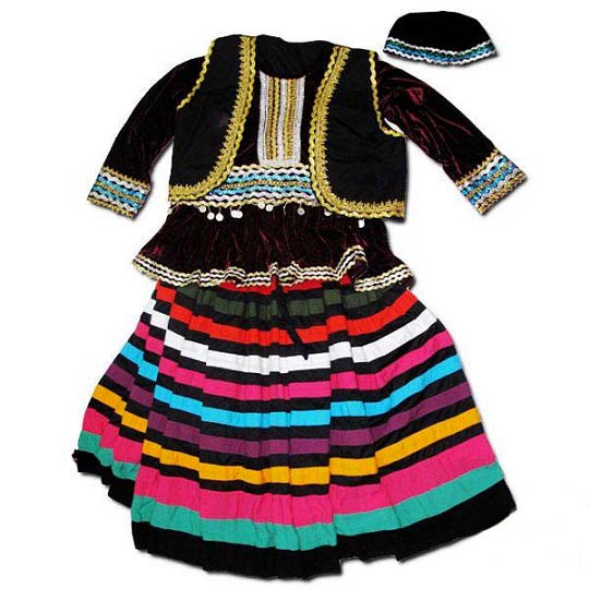 مدل های لباس محلی بچه گانه
