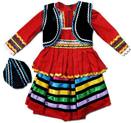 مدل های لباس محلی بچه گانه
