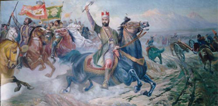 نقاشی جنگ قاجار